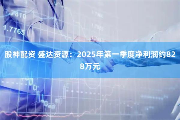 股神配资 盛达资源：2025年第一季度净利润约828万元